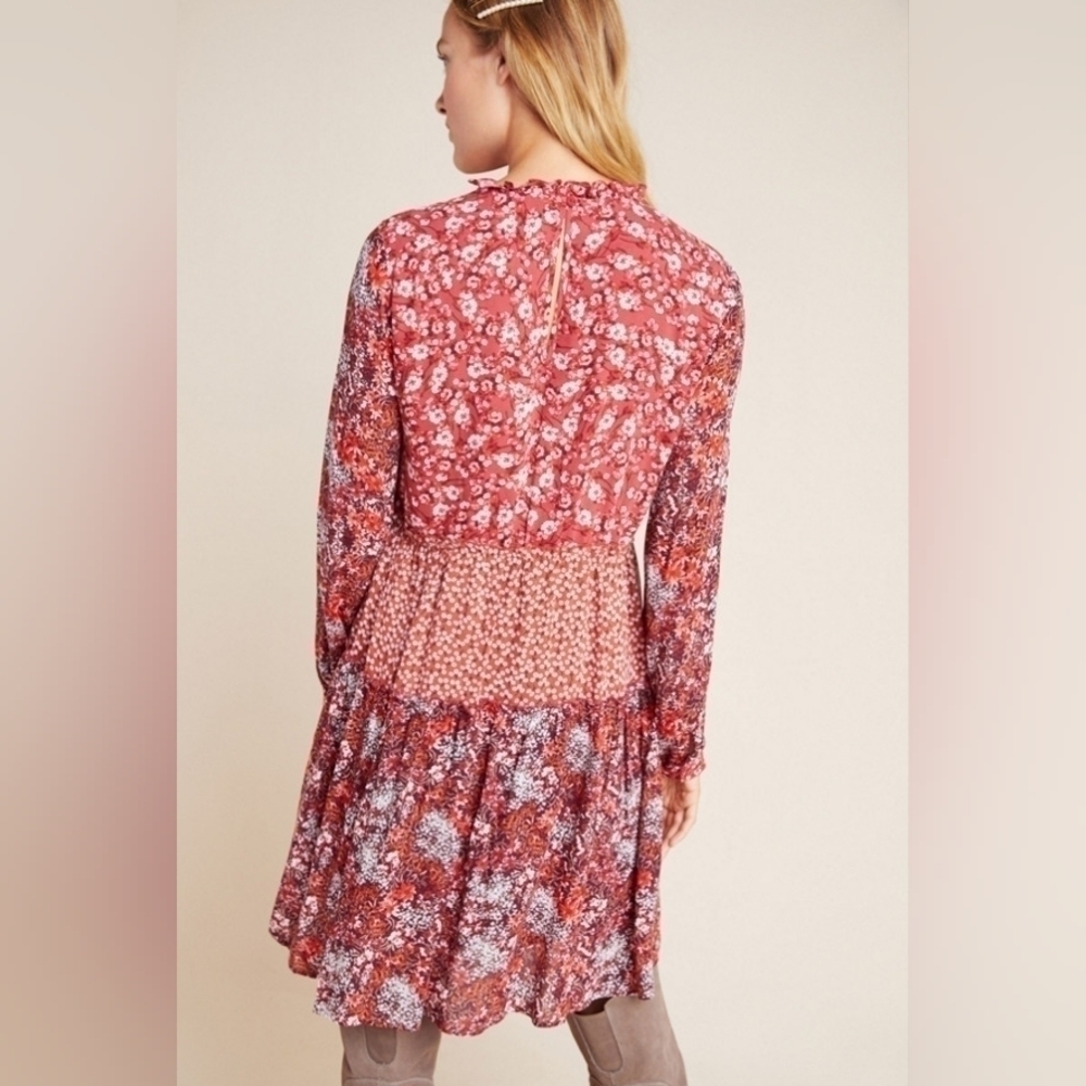 Maeve Anthropologie Esther Tiered Tunic size Medium - Picture 3 of 7